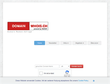 Tablet Screenshot of domainwhois.ch